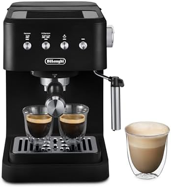 De'Longhi All-in-One Espresso & Coffee Maker, 10-Cup Pot, Milk Frother